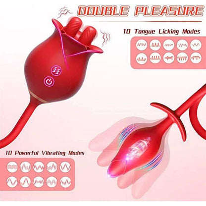 Rose Toy For Men | Tongue Licking And Butt Plug